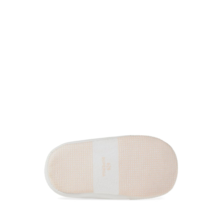 Sneakers basse da bambina con tomaia in cotone e motivo a rose 5