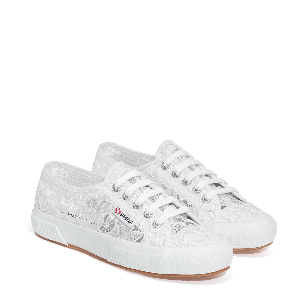 Zapatillas clásicas blancas para mujer con parte superior de algodón 02