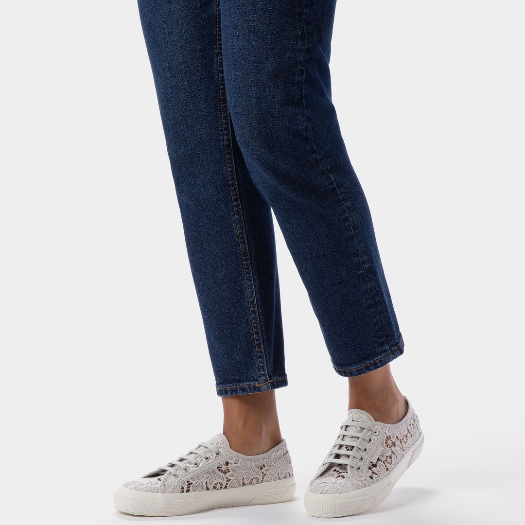 Woman's Classic Grey Sneakers with Cotton Upper main
