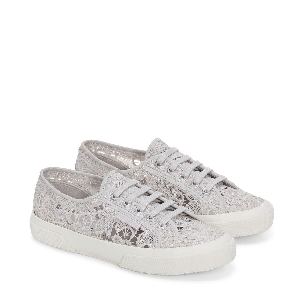 Zapatillas clásicas grises para mujer con parte superior de algodón 02