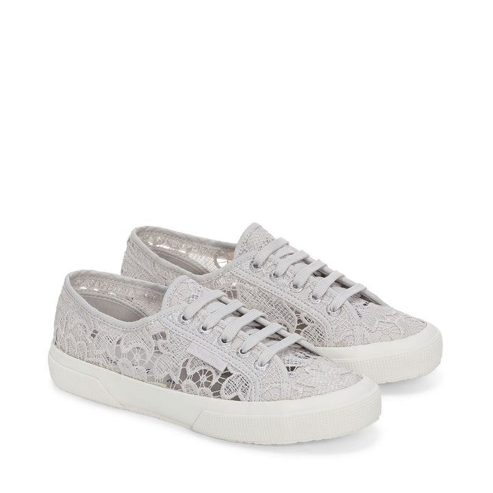 Woman's Classic Grey Sneakers with Cotton Upper 2