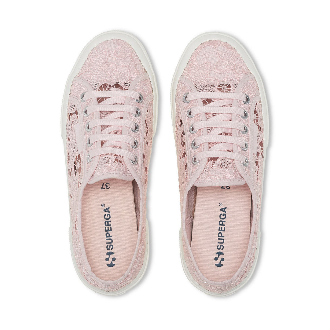 Woman's Classic Pink Sneakers with Cotton Upper main