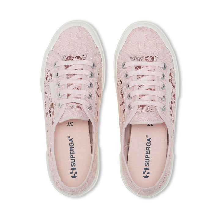 Woman's Classic Pink Sneakers with Cotton Upper 4