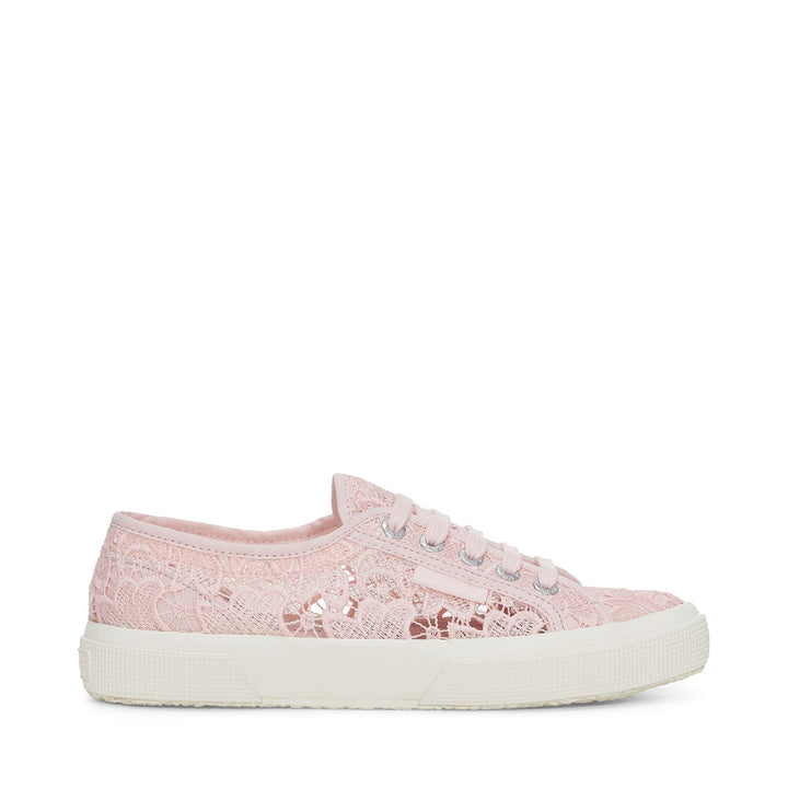 Woman's Classic Pink Sneakers with Cotton Upper 1