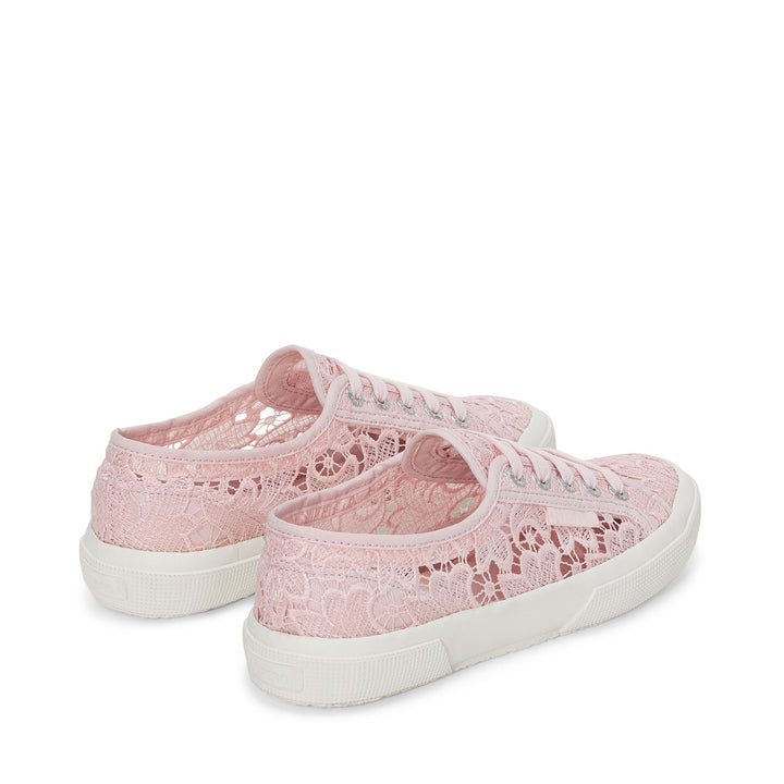 Woman's Classic Pink Sneakers with Cotton Upper 3