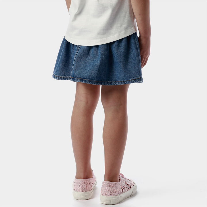 Sneakers rosa da bambina con tomaia in cotone 7