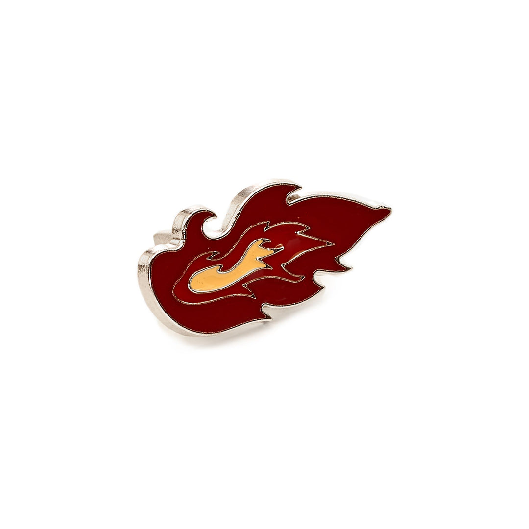 Unisex Rot-Gelbe Flammen Schuhschnürsenkel Charms 01