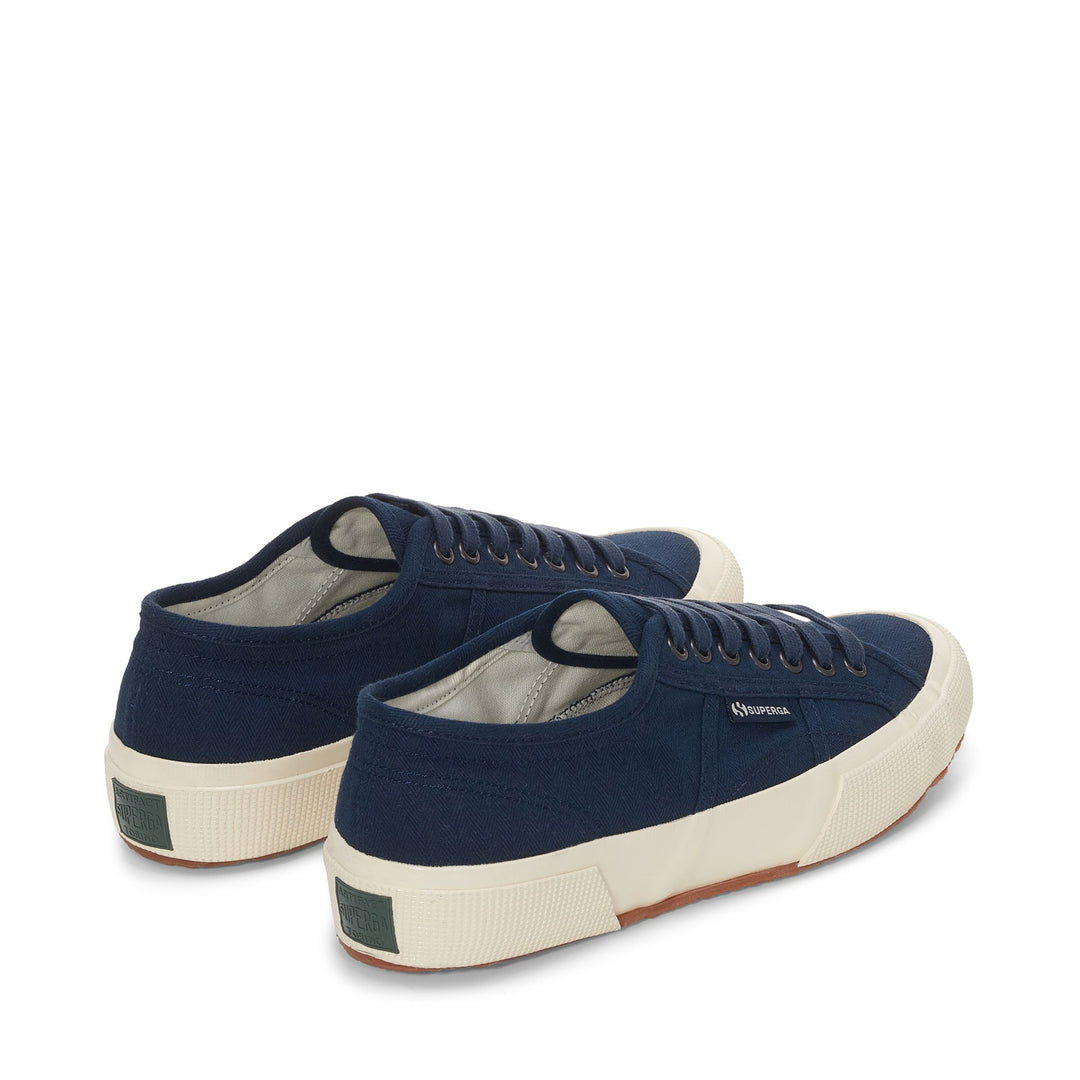 Sneakers classiche unisex blu navy con tomaia in cotone main