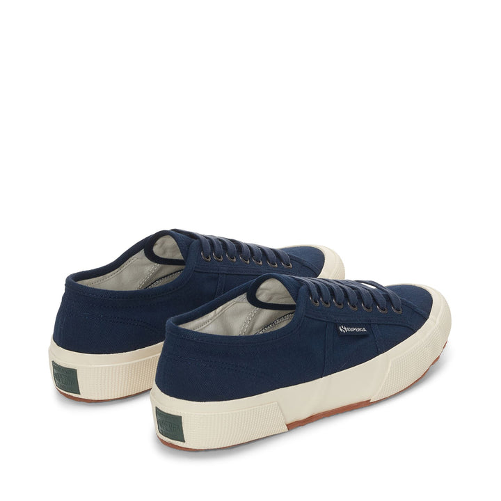 Sneakers classiche unisex blu navy con tomaia in cotone 3