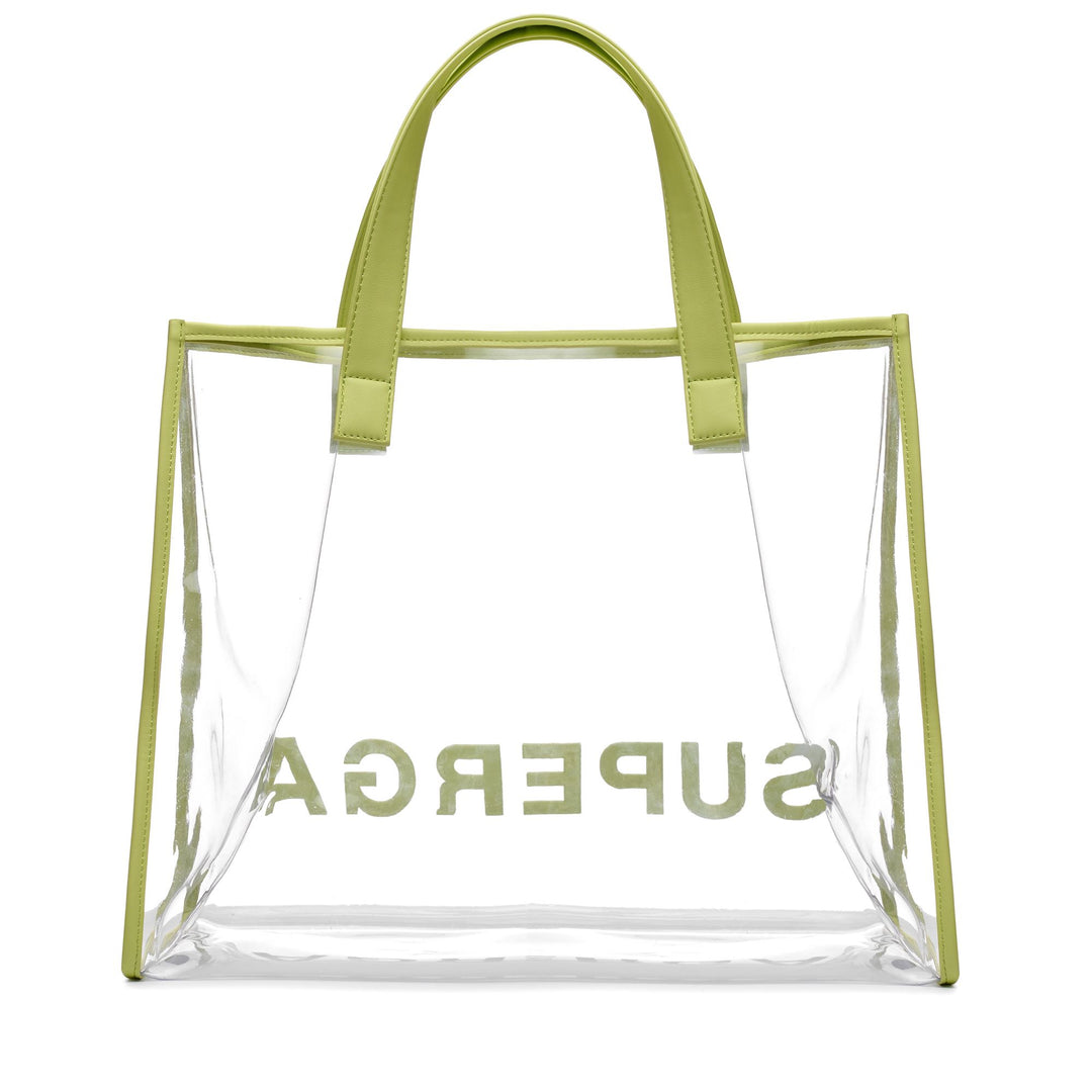 Bags Woman TRANSPARENT SHOPPING BAG Shopping Bag GREEN SUNNY LIME