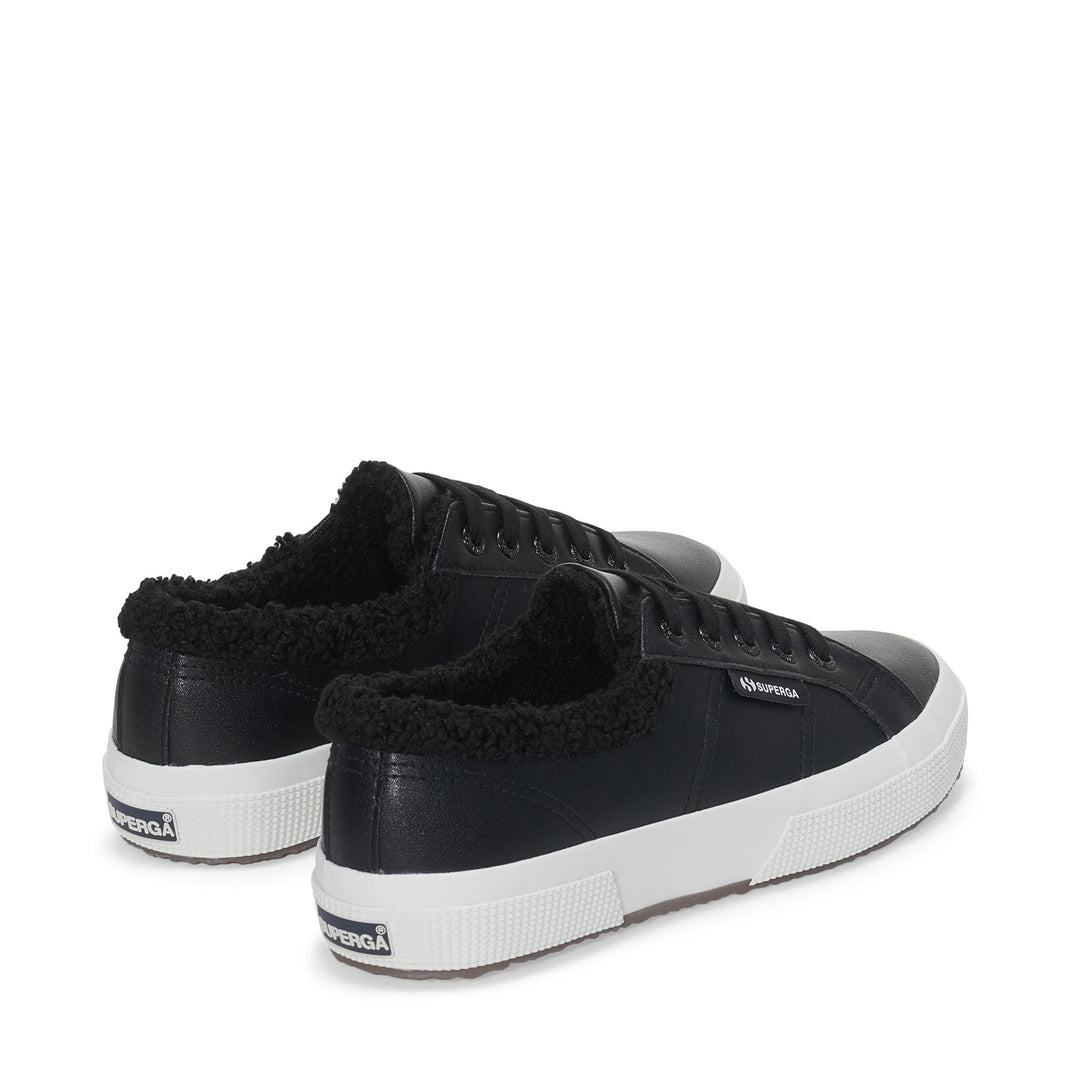 Schwarze Low-Cut-Sneakers mit synthetischem Obermaterial in Unisex-Optik main