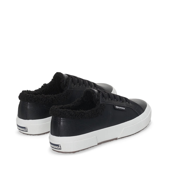 Schwarze Low-Cut-Sneakers mit synthetischem Obermaterial in Unisex-Optik 3