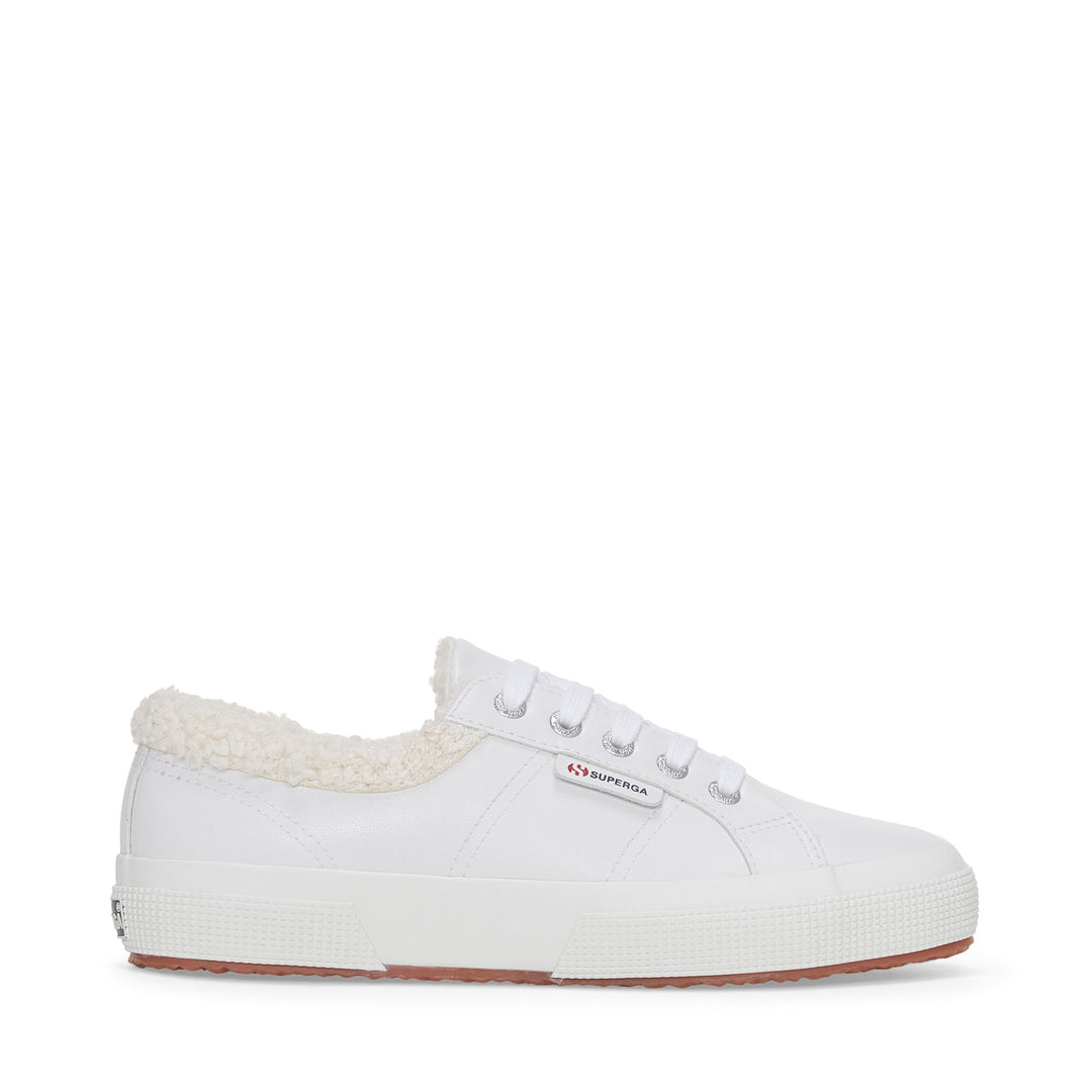 Unisex White Low Cut Sneakers with Cotton Upper 01