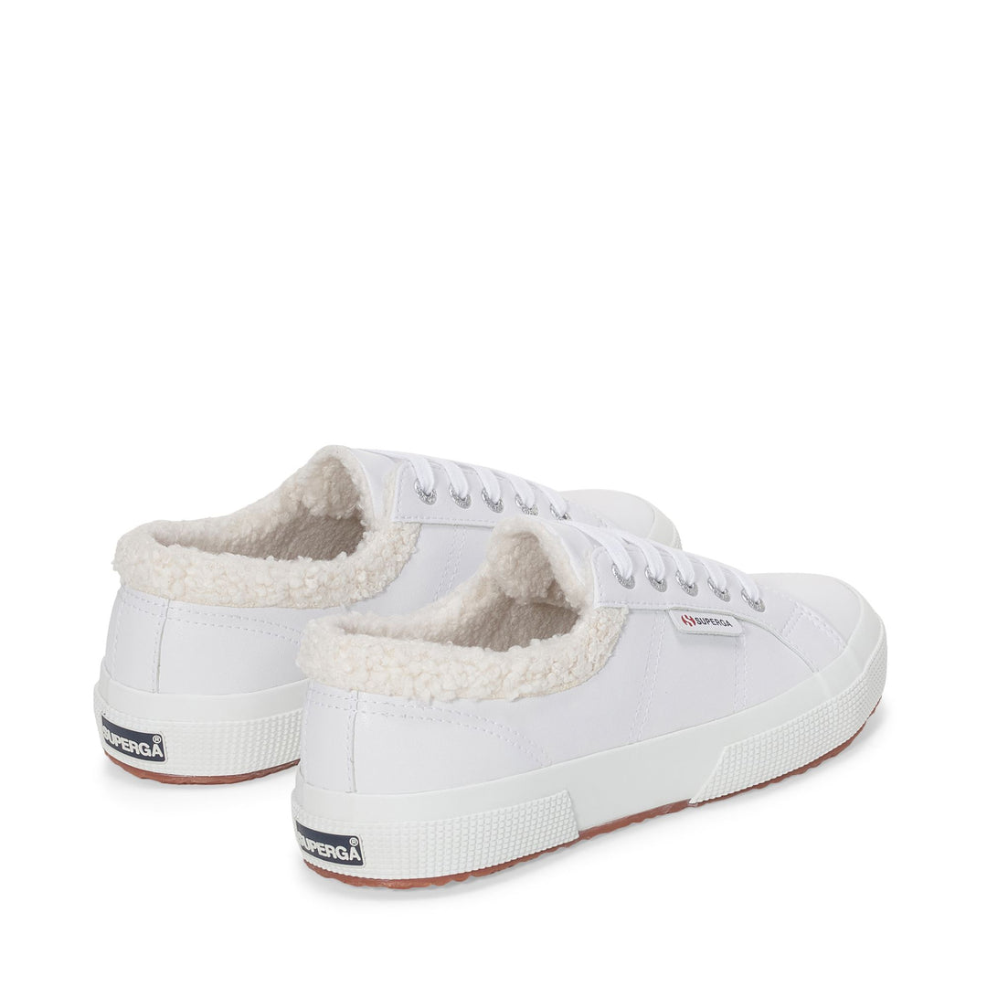 Baskets basses unisexes blanches avec tige en coton main