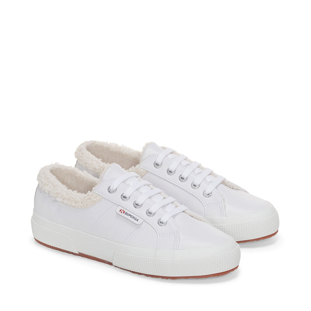 Unisex White Low Cut Sneakers with Cotton Upper 02