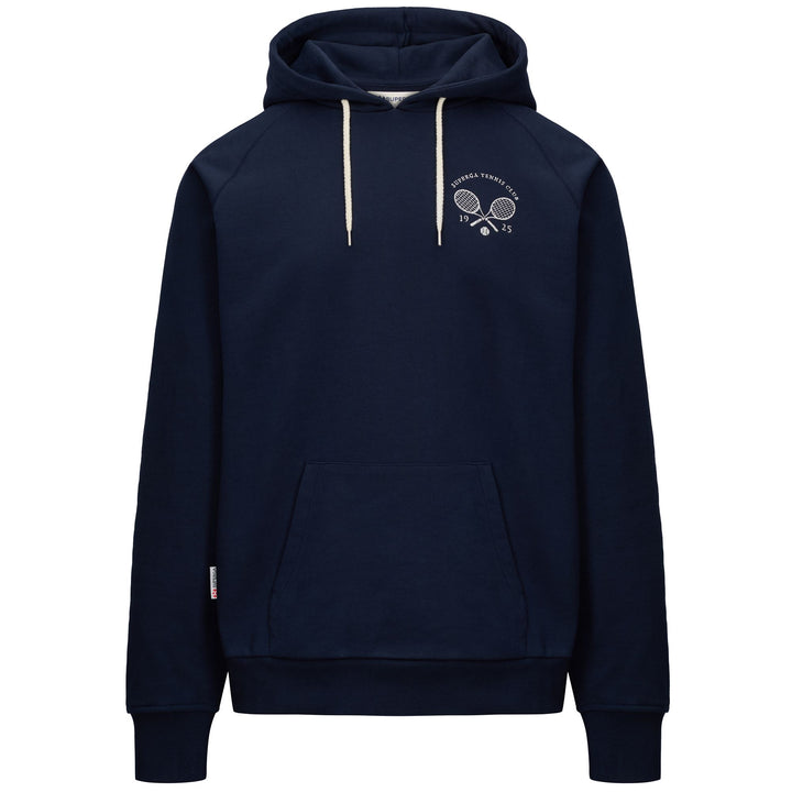 Unisex Blue Hoodie with Cotton Fleece 1