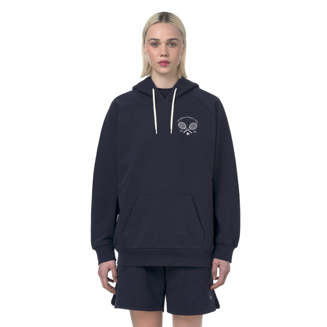Unisex Blue Hoodie with Cotton Fleece main