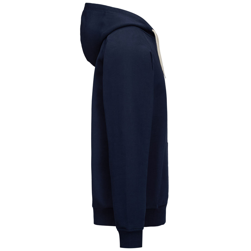 Unisex Blue Hoodie with Cotton Fleece 02