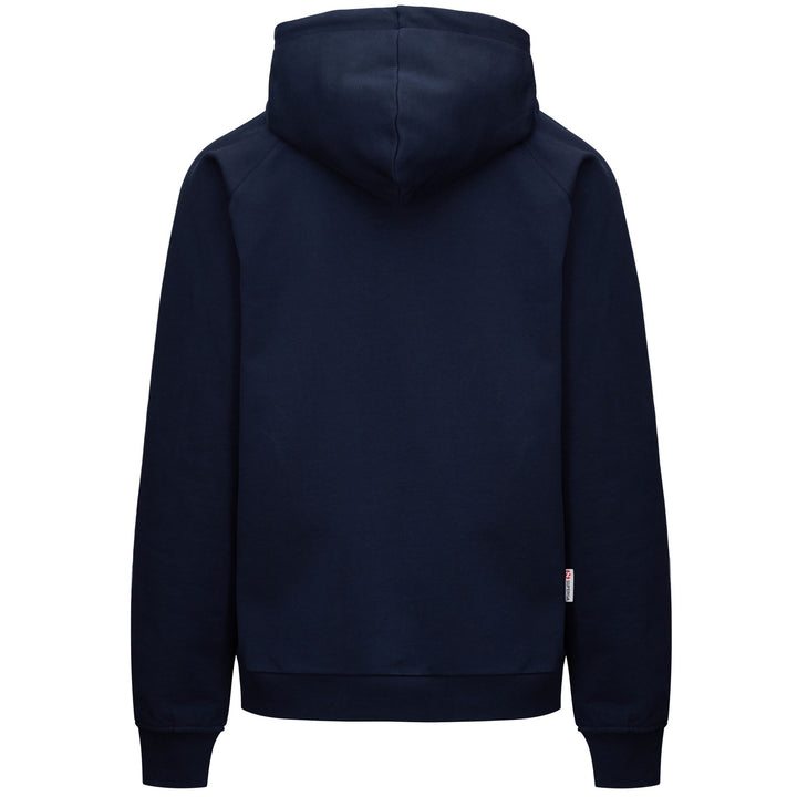 Unisex Blue Hoodie with Cotton Fleece 3