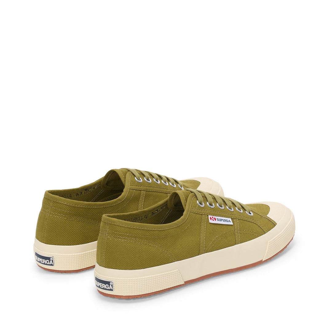 Unisex Green Low Cut Sneakers with Cotton Upper main