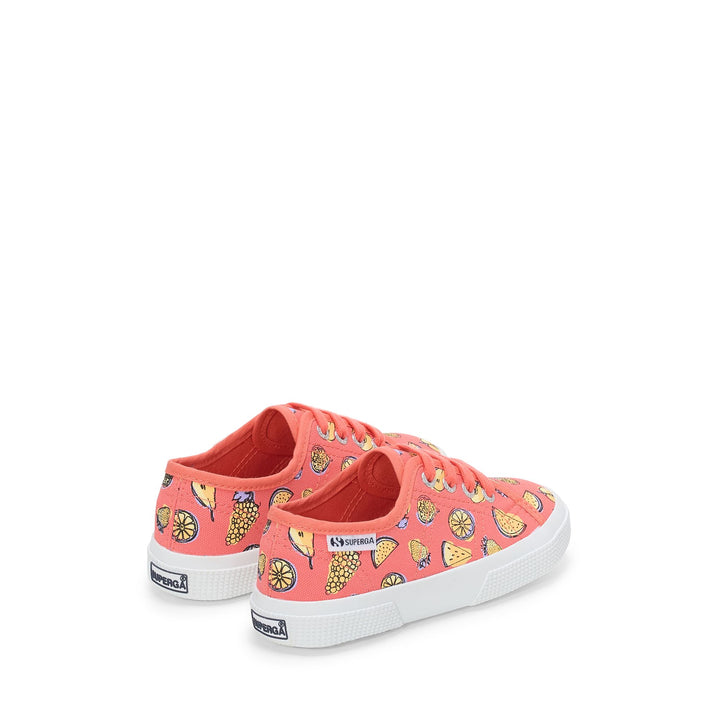 Children's Low Cut Sneakers in Pink with Cotton Upper 3