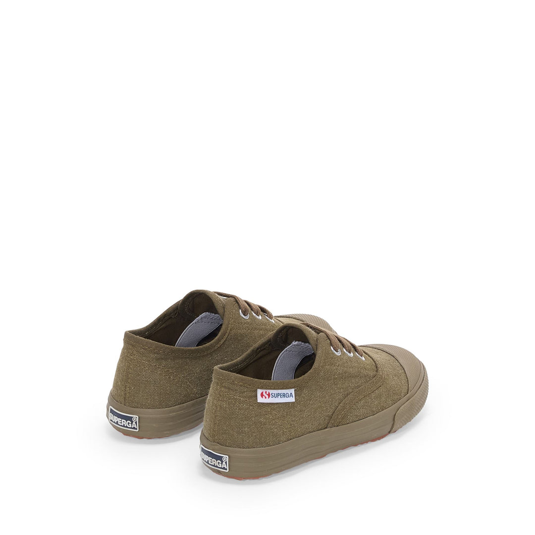 2118 KIDS COTTON STONE WASH - Sneakers - Basso - Bambino/a - FULL GREEN DK OLIVE main