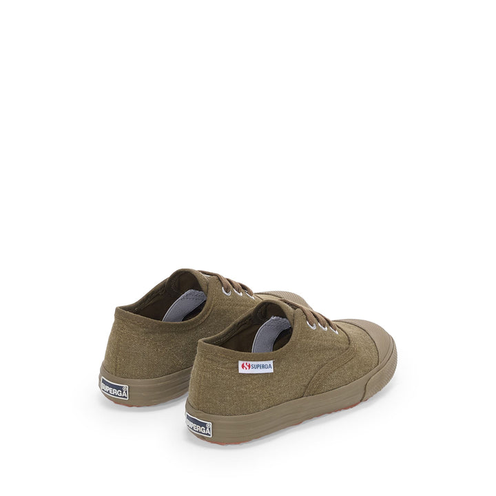 2118 KIDS COTTON STONE WASH - Sneakers - Basso - Bambino/a - FULL GREEN DK OLIVE 3