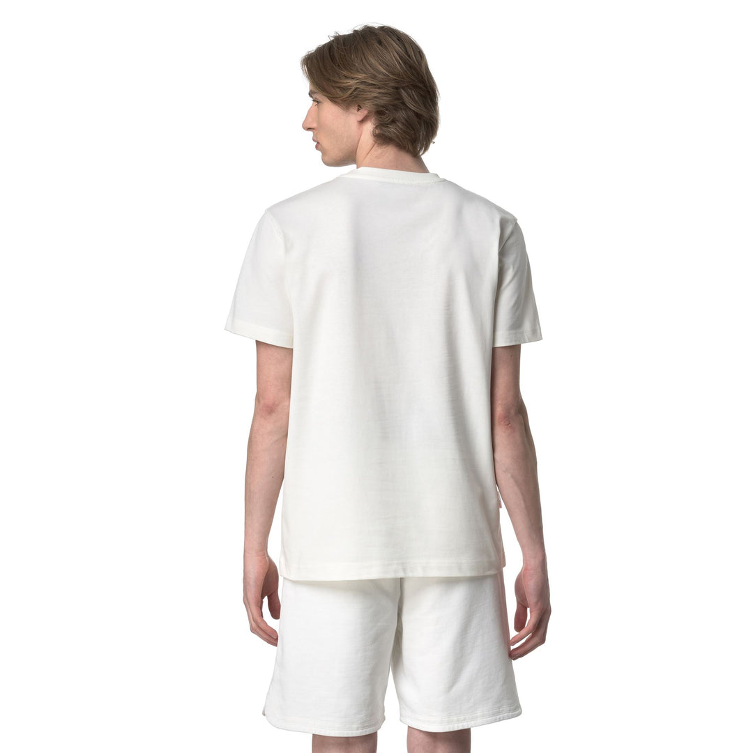 Unisex White T-Shirt with Cotton Fabric main