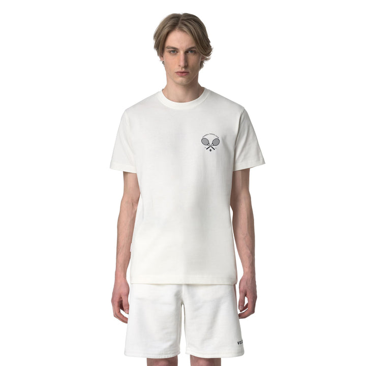 Unisex White T-Shirt with Cotton Fabric 5