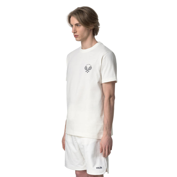 Unisex White T-Shirt with Cotton Fabric 6