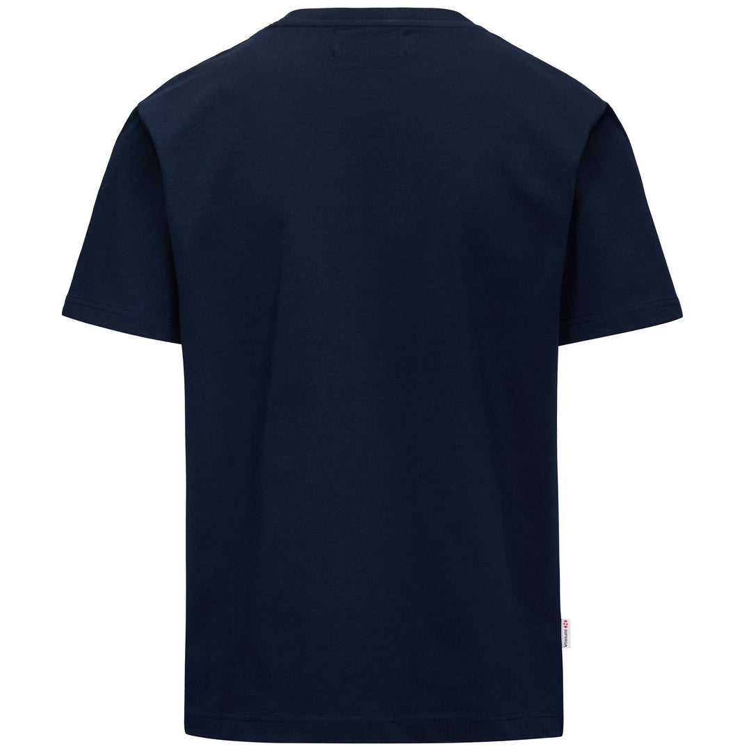 Unisex Blue Navy T-Shirt with Cotton Upper main