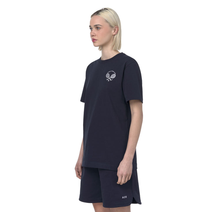Unisex Blue Navy T-Shirt with Cotton Upper 6