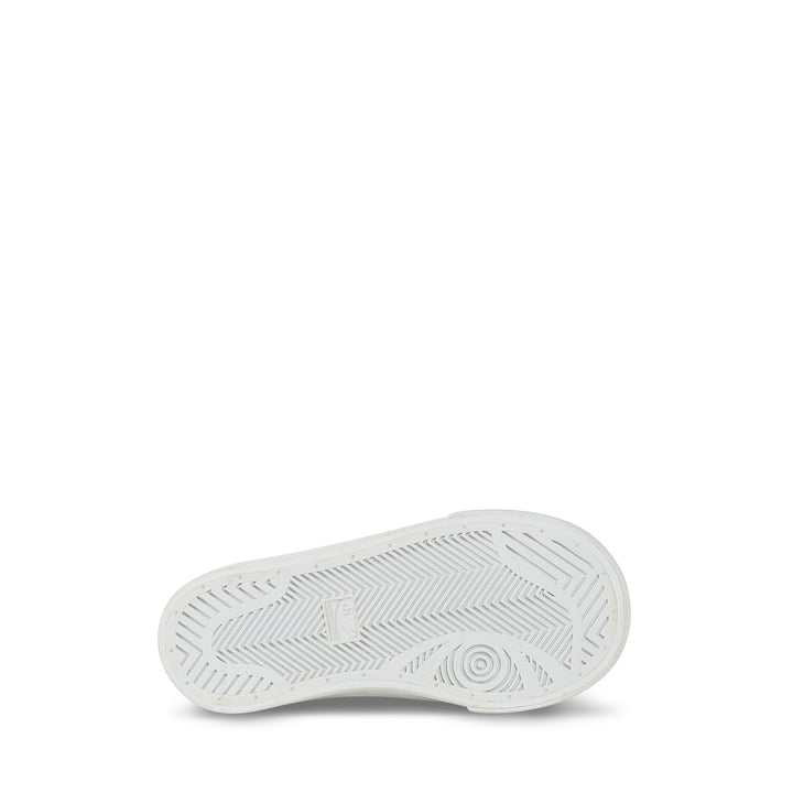 Children's Low Cut Sneakers White with Cotton Upper 5