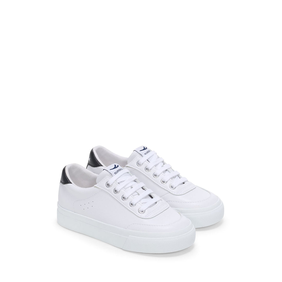 Children's Low Cut Sneakers White with Cotton Upper main