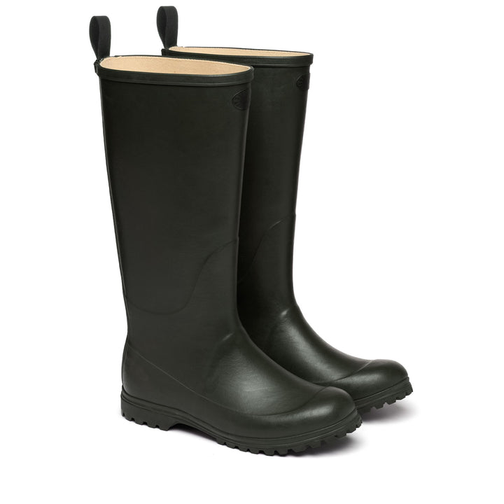 Hohe Gummistiefel für Damen in Grün 2