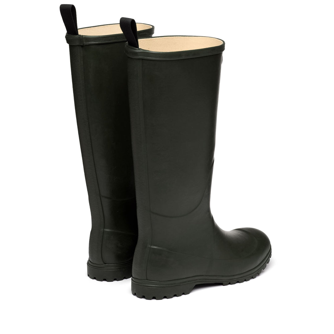 Hohe Gummistiefel für Damen in Grün main