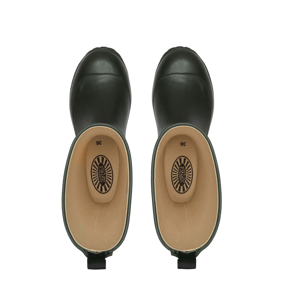 Hohe Gummistiefel für Damen in Grün main