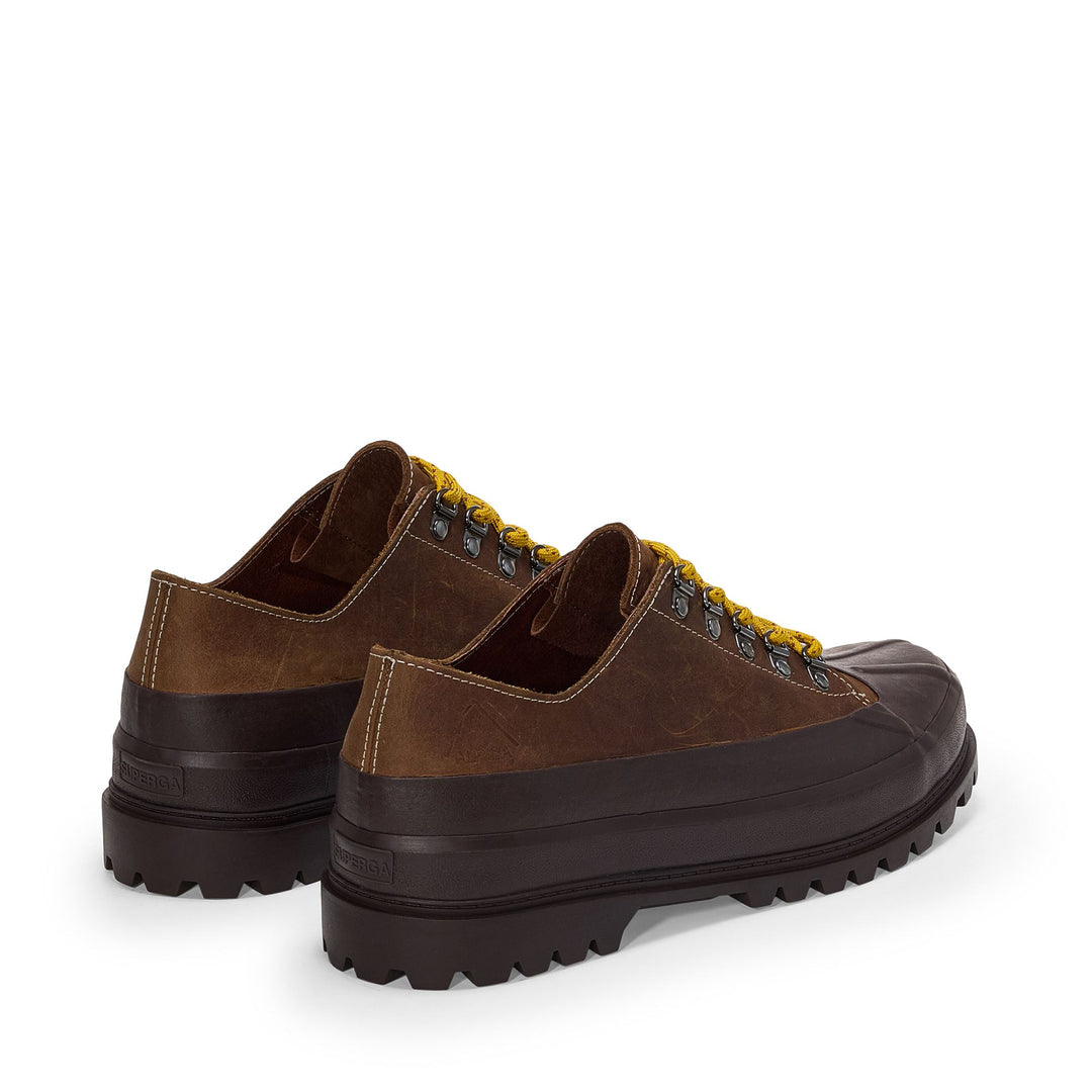 Man's Ankle Brown Boots with Crazy Horse Leather Upper main