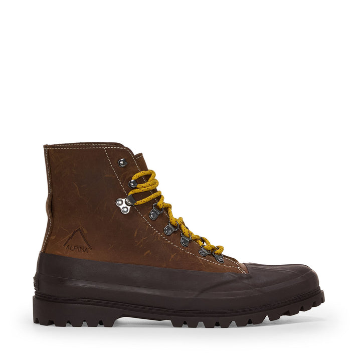 Man's Brown Ankle Boots with Crazy Horse Leather Upper 1