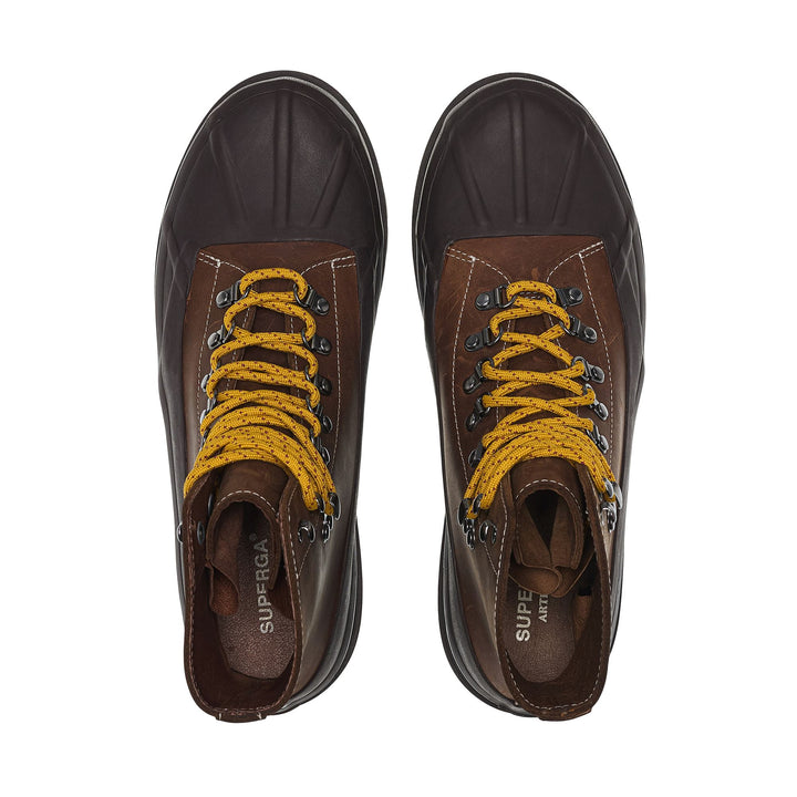 Man's Brown Ankle Boots with Crazy Horse Leather Upper 4