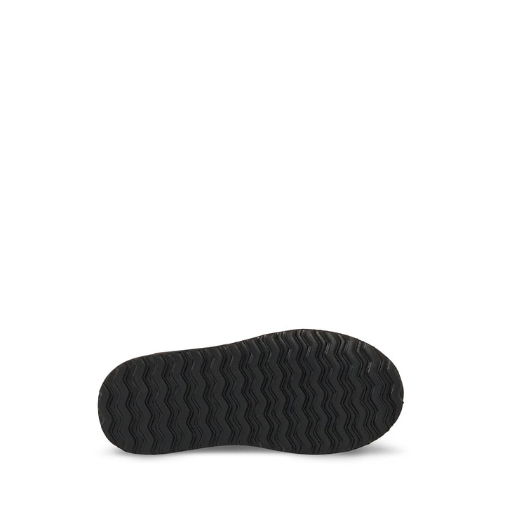 Girl's High Black Boots with Synthetic Upper 5