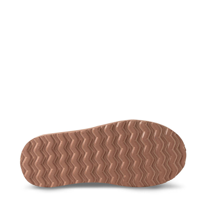 Botas altas para niña color almendra rosa con parte superior sintética 5