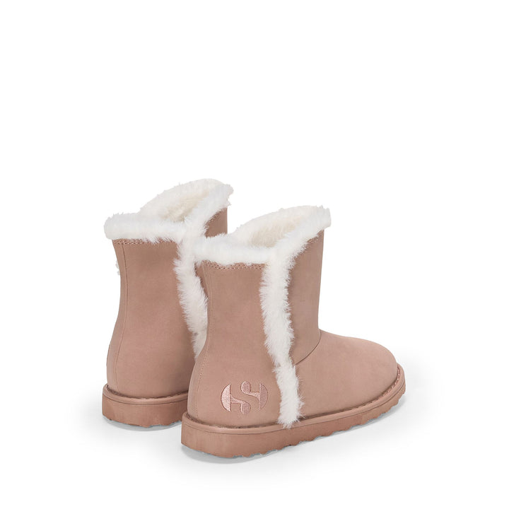 Girl's High Boots Pink Almond with Synthetic Upper 3