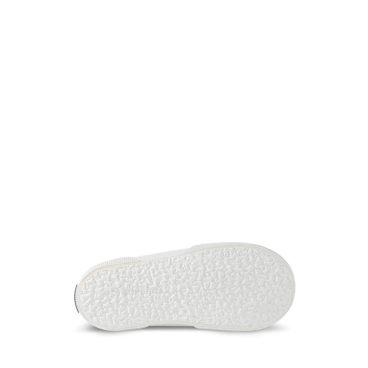 Weiße Mädchen-Sneaker mit Baumwoll-Obermaterial 5