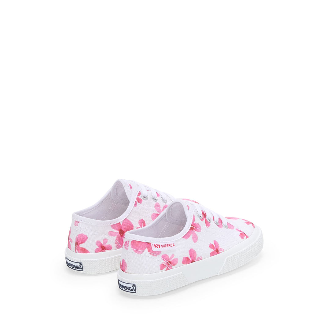 Weiße Mädchen-Sneaker mit Baumwoll-Obermaterial main