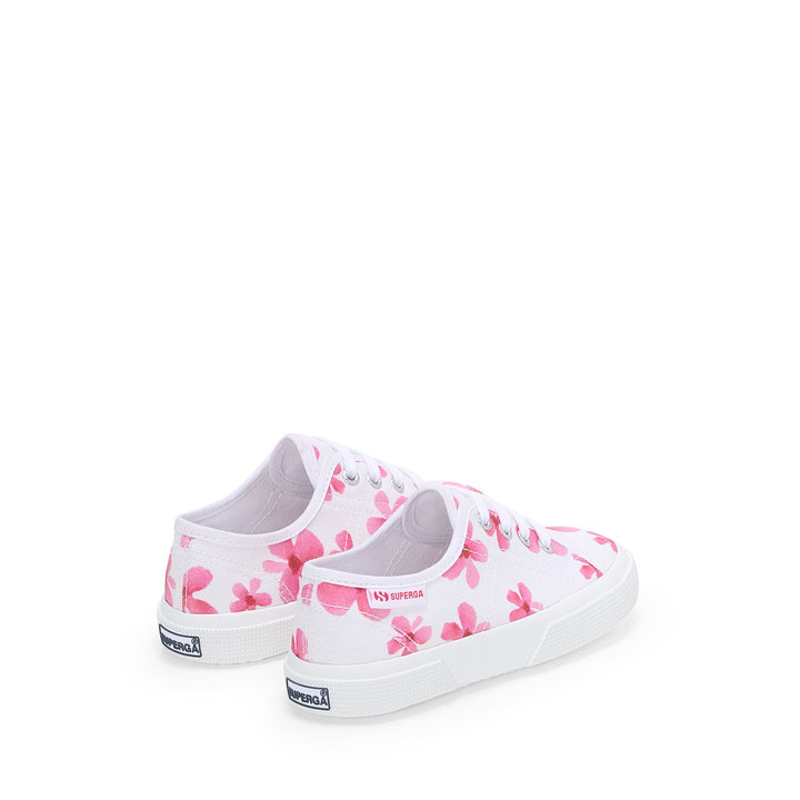 Weiße Mädchen-Sneaker mit Baumwoll-Obermaterial 3