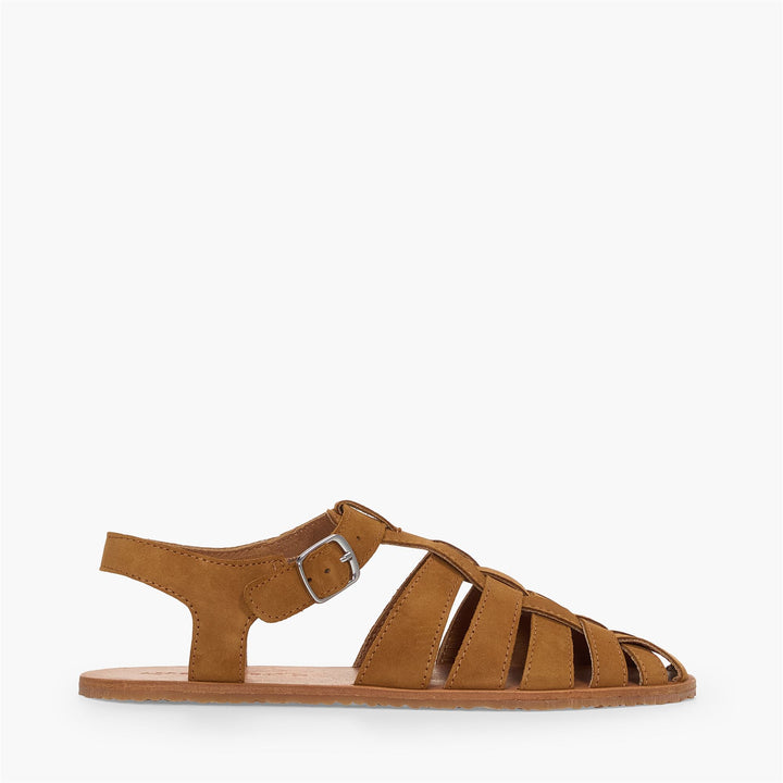 Unisex-Sandalen in Braun mit Obermaterial aus Wildleder 1