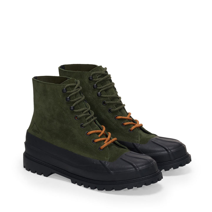 3343 ALPINA DUCK FLESH OUT - Ankle Boots - Laced - Unisex - Green Grass-Black 2