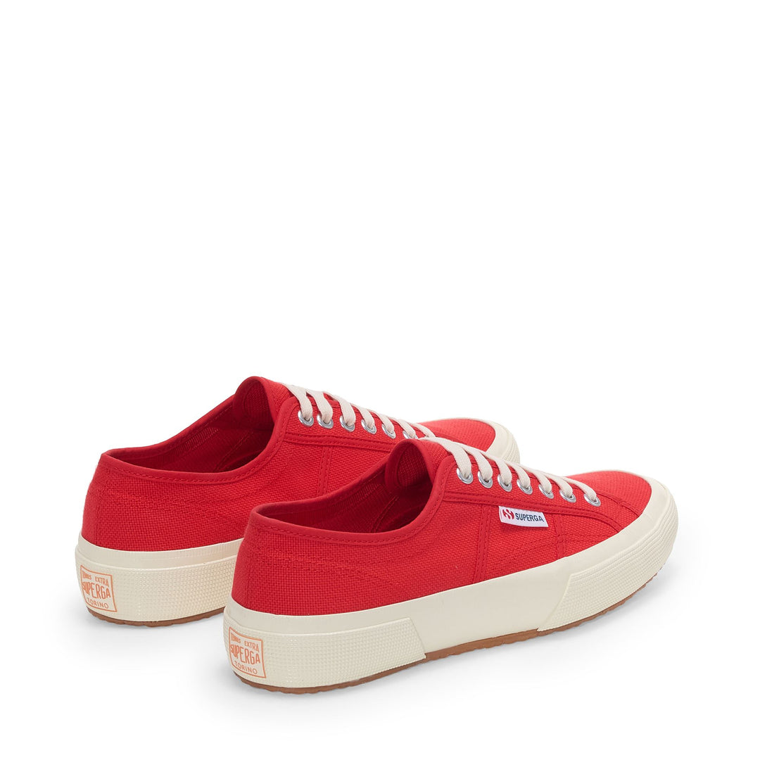 Unisex Red Low Cut Sneakers with Cotton Upper main