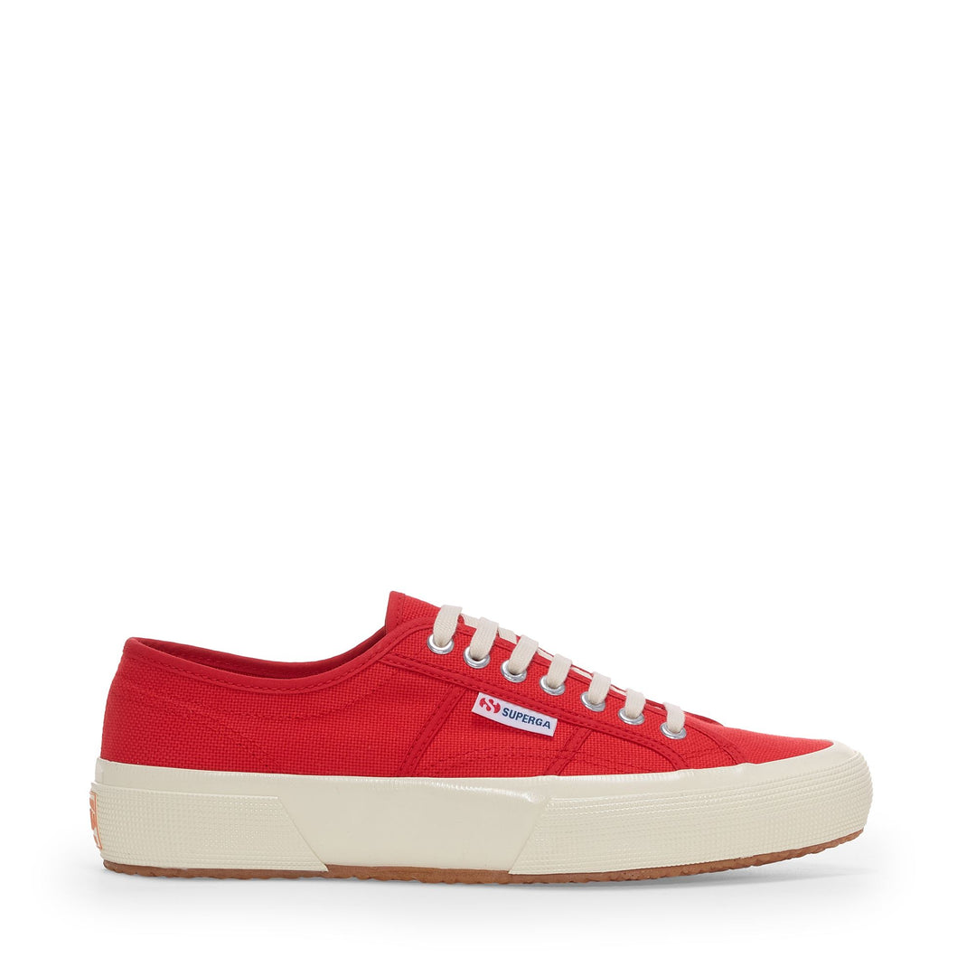 Unisex Red Low Cut Sneakers with Cotton Upper 01
